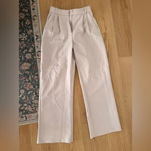 Abercrombie & Fitch Cream Wide Leg Pants